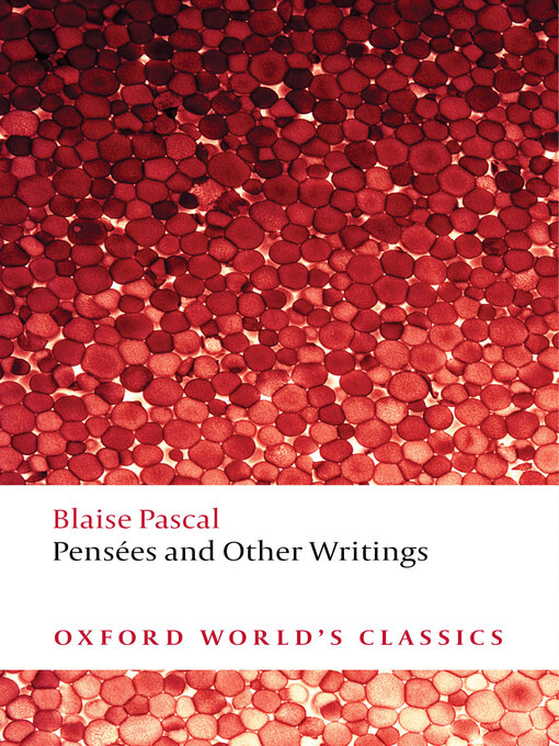 Title details for Pensées and Other Writings by Blaise Pascal - Wait list